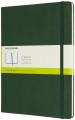 MOLESKINE Notes Classic XL (19x25cm) gładki, twarda oprawa, myrtle green, 192 strony, zielony - 2442407