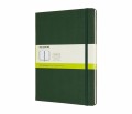 MOLESKINE Notes Classic XL (19x25cm) gładki, twarda oprawa, myrtle green, 192 strony, zielony - 2962192