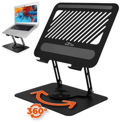 MEDIA-TECH REGULOWANA, OBRACANA, ERGONOMICZNA PODSTAWKA POD LAPTOPA LAPTOP STAND ROTO MT2662 - 2662342