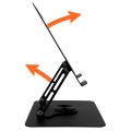 MEDIA-TECH REGULOWANA, OBRACANA, ERGONOMICZNA PODSTAWKA POD LAPTOPA LAPTOP STAND ROTO MT2662 - 2662344