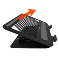 MEDIA-TECH REGULOWANA, OBRACANA, ERGONOMICZNA PODSTAWKA POD LAPTOPA LAPTOP STAND ROTO MT2662 - 2662345
