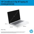 HP OmniBook X Flip 16-as0003nw Ultra 7 258V 16.0"3K Touch OLED IPS 120Hz 300nits AG 32GB LPDDR5X SSD1TB Arc 140V Cam 5MPx + IR  68Wh Win11 Glacier Silver 2Y - 2950223