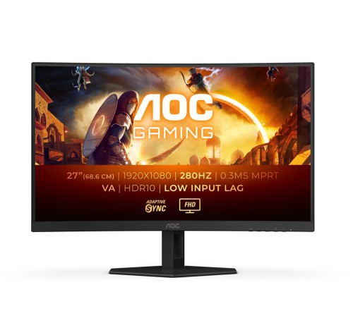 AOC G4 C27G4ZXE monitor komputerowy 68,6 cm (27") 1920 x 1080 px Full HD LED Czarny - 2963251