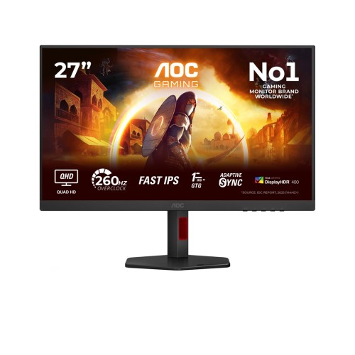 Monitor LCD 27" AOC G4 Q27G4ZR 68,6cm 2560x1440px Quad HD LED Czarno-Czerwony - 2760996
