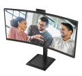 Monitor AOC 86,3 cm (34") CU34E4CW 21:09 2xHDMI+DP+USB-C+Webcam Curv. - 2877677