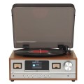 Retro wieża stereo Denver MRD-52 z gramofonem light wood - 1920482