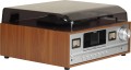 Retro wieża stereo Denver MRD-52 z gramofonem light wood - 2963910