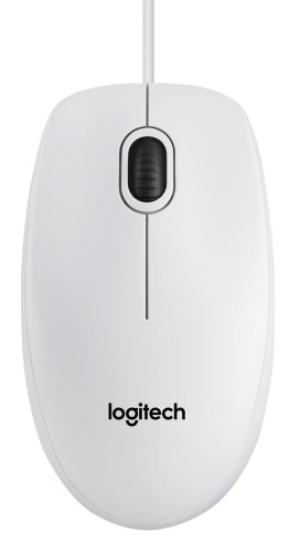Mysz Logitech B100 910-003360 (optyczna; 800 DPI; kolor biały) - 783531