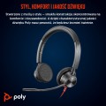 Słuchawki Poly Blackwire 3325 Stereo MS Teams Certified USB-C Headset +3.5mm Plug +USB-C/A Adapter 8X222AA - 2878796