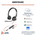 Słuchawki Poly Blackwire 3325 Stereo MS Teams Certified USB-C Headset +3.5mm Plug +USB-C/A Adapter 8X222AA - 2899211