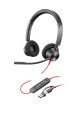 Słuchawki Poly Blackwire 3320 Stereo MS Teams Certified USB-C Headset +USB-C/A Adapter 8X220AA - 2915697