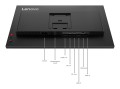 Lenovo ThinkVision T24D-40 23.8"FHD 120Hz 250nits AG HDMI DP USB Eclipse Black - 2930273