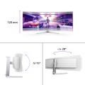 Philips Evnia 8000 49M2C8900L/00 monitor komputerowy 124,2 cm (48.9") 5120 x 1440 px Dual QHD QD-OLED Biały - 3003845