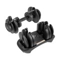 Hantel żeliwny regulowany automat 24 kg REBEL ACTIVE (OUTLET) - 2916113