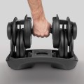 Hantel żeliwny regulowany automat 24 kg REBEL ACTIVE (OUTLET) - 2916117