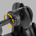 Hantel żeliwny regulowany automat 24 kg REBEL ACTIVE (OUTLET) - 3005475