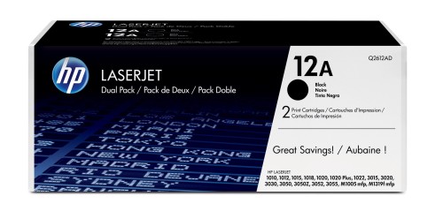 TONER CARTRIDGE 12A BLACK/DUAL PACK - 3006499