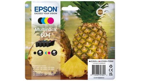 Tusze Epson 604 10,6ml CMYK (do WorkForce WF2910/2930/2935/2950) - 3006614