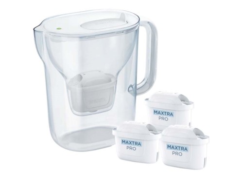 Dzbanek filtrujący Brita Style Essential+3 wkłady MaxtraPro PP (biały) - 2968177