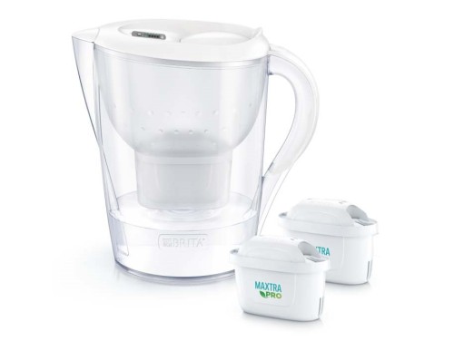 Dzbanek filtrujący Brita Marella XL+2 wkłady MaxtraPro PP (3,5l; biały) - 2968202