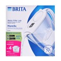 Dzbanek filtrujący Brita Marella+4 wkłady Maxtra Pro PP (2,4l; biały) - 2995500