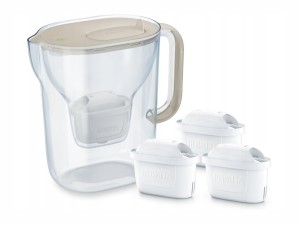 Dzbanek Brita Essential XL+3 wkłady (piaskowy)