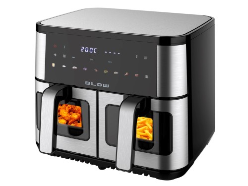 AIR FRYER frytkownica beztłuszczowa BLOW 2500W 9L dwukomorowa - 3000796