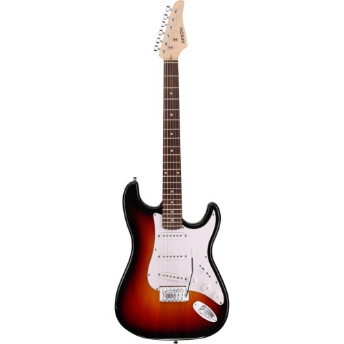 Arrow Tonecaster ST 111 Tobacco Burst Rosewood/White - Gitara elektryczna - 3018384