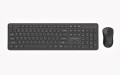 GEMBIRD BEZPRZEWODOWY ZESTAW KLAWIATURY + MYSZ SLIM PRO BUSINESS NA BIURKO, CZARNY, UKŁAD US - 2987237