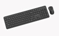 GEMBIRD BEZPRZEWODOWY ZESTAW KLAWIATURY + MYSZ SLIM PRO BUSINESS NA BIURKO, CZARNY, UKŁAD US - 2987239
