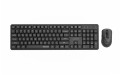 GEMBIRD BEZPRZEWODOWY ZESTAW KLAWIATURY + MYSZ SILENT KEY PRO BUSINESS, CZARNY, UKŁAD US - 2987217