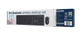 GEMBIRD BEZPRZEWODOWY ZESTAW KLAWIATURY + MYSZ SILENT KEY PRO BUSINESS, CZARNY, UKŁAD US - 2987221