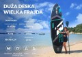 Deska SUP SKATINGER Grey sports 350x89x15 Yoga - 3023314