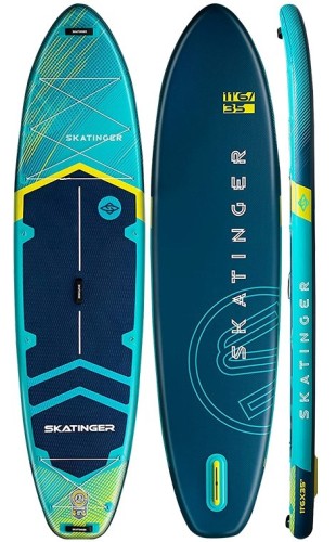 Deska SUP SKATINGER Prana light bule 350x89x15 Yoga - 2982076