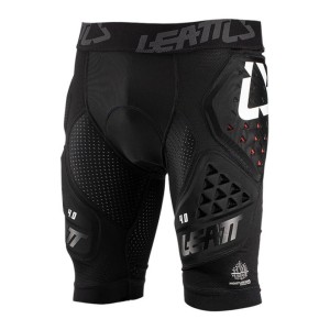 Spodenki z ochraniaczem LEATT Impact Shorts 3DF 4.0 rozmiar L, czarne