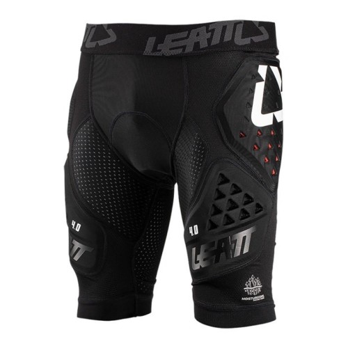 Spodenki z ochraniaczem LEATT Impact Shorts 3DF 4.0 rozmiar L, czarne - 3002950