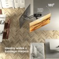 ONKRON M7L-B Uchwyt ścienny obrotowo-pochylny do ekranu 40"-75" maks 68 kg czarny - 3006876