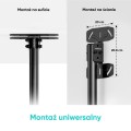 ONKRON N2L-B Uchwyt sufitowy obrotowo-pochylny do ekranu 32"-80" maks 68 kg czarny - 3006886