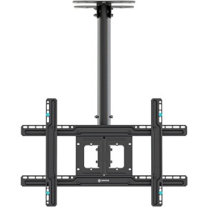 ONKRON N1L-B Uchwyt sufitowy obrotowo-pochylny do ekranu 32"-80" maks 68 kg czarny