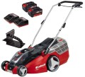 Einhell GE-CM 43 Li M Kit Kosiarka do trawnika typu push Bateria Czarny, Szary, Czerwony - 3003925