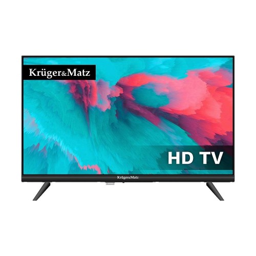 Telewizor Kruger&Matz 24" HD DVB-T2 H.265 HEVC   230/12V - 3006679