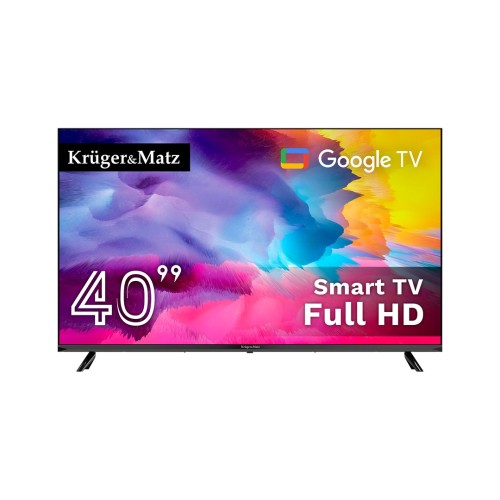 Telewizor Kruger&Matz 40" FHD Google TV 5.0,  DVB-T2/S2/T/C   H.265 HEVC - 2993342