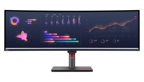 Lenovo ThinkVision P49w-30 monitor komputerowy 124,5 cm (49") 5120 x 1440 px Dual WQHD LED Czarny - 3003844