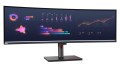 Lenovo ThinkVision P49w-30 monitor komputerowy 124,5 cm (49") 5120 x 1440 px Dual WQHD LED Czarny - 3003827