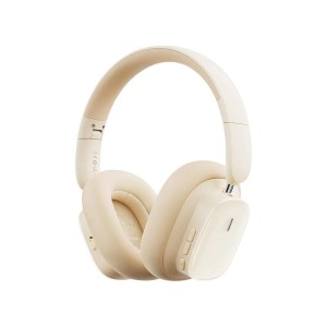 Baseus Bowie H1i Zestaw słuchawkowy Bezprzewodowy Opaska na głowę Połączenia/muzyka USB Type-C Bluetooth Biały