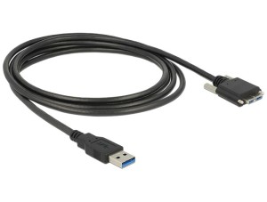 DeLOCK 83599 kabel USB USB 3.2 Gen 1 (3.1 Gen 1) 3 m USB A Micro-USB B 5 Gbit/s Czarny