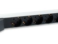 Equip 333312 rozdzielacz zasilania PDU 6 x gniazdo sieciowe 1U Czarny - 3005758