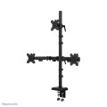 Neomounts DS60-600BL2-1 uchwyt / stojak do monitorów 81,3 cm (32") Biurko Czarny - 2993702