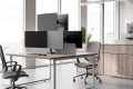 Neomounts DS60-600BL2-1 uchwyt / stojak do monitorów 81,3 cm (32") Biurko Czarny - 2993699