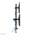 Neomounts DS60-600BL2-1 uchwyt / stojak do monitorów 81,3 cm (32") Biurko Czarny - 2993708